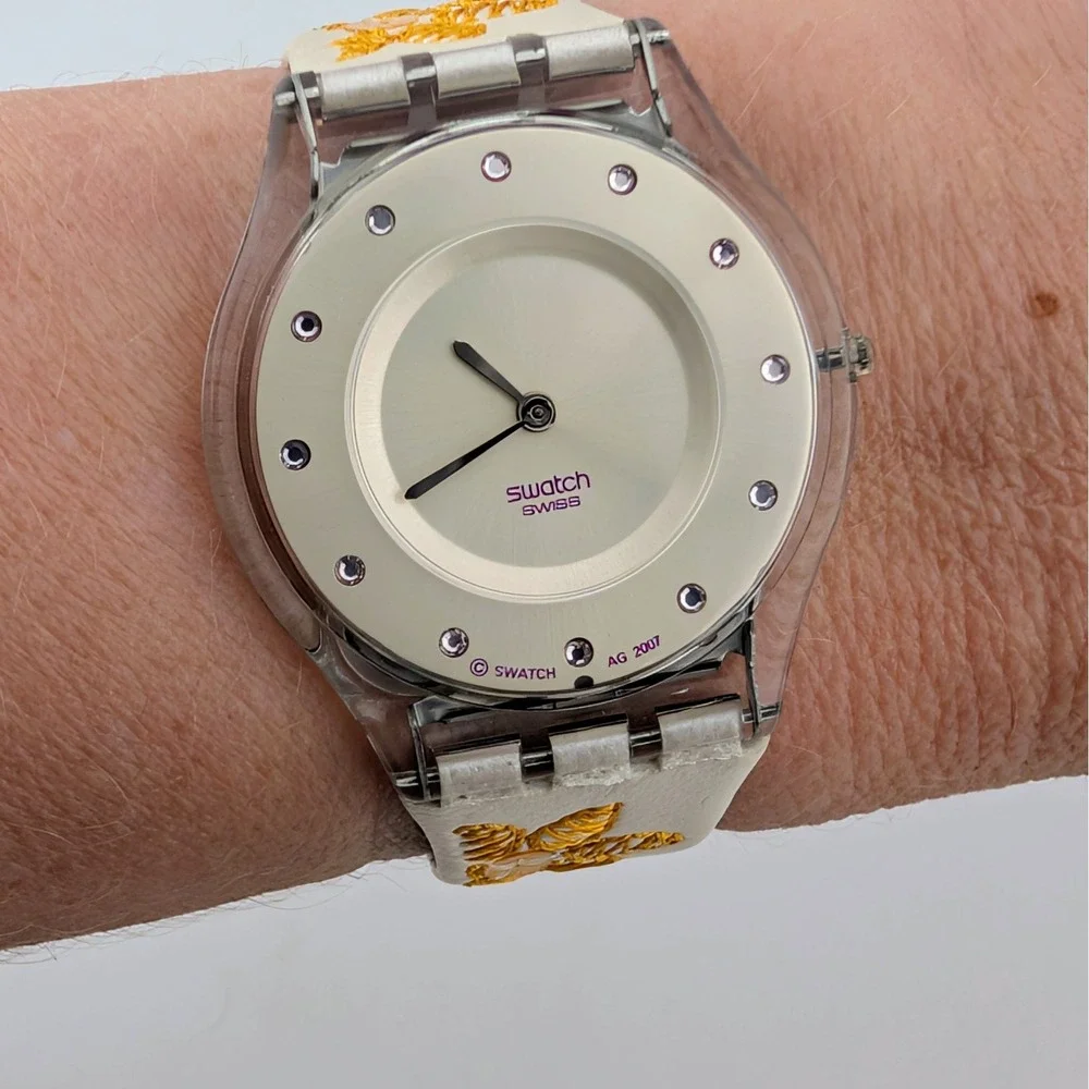 2007 Swatch Skin Madre Mia Special Mother's Day Release Watch Original Pouch